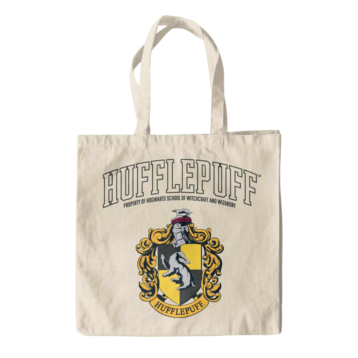 Natural - Front - Harry Potter Hufflepuff Tote Bag