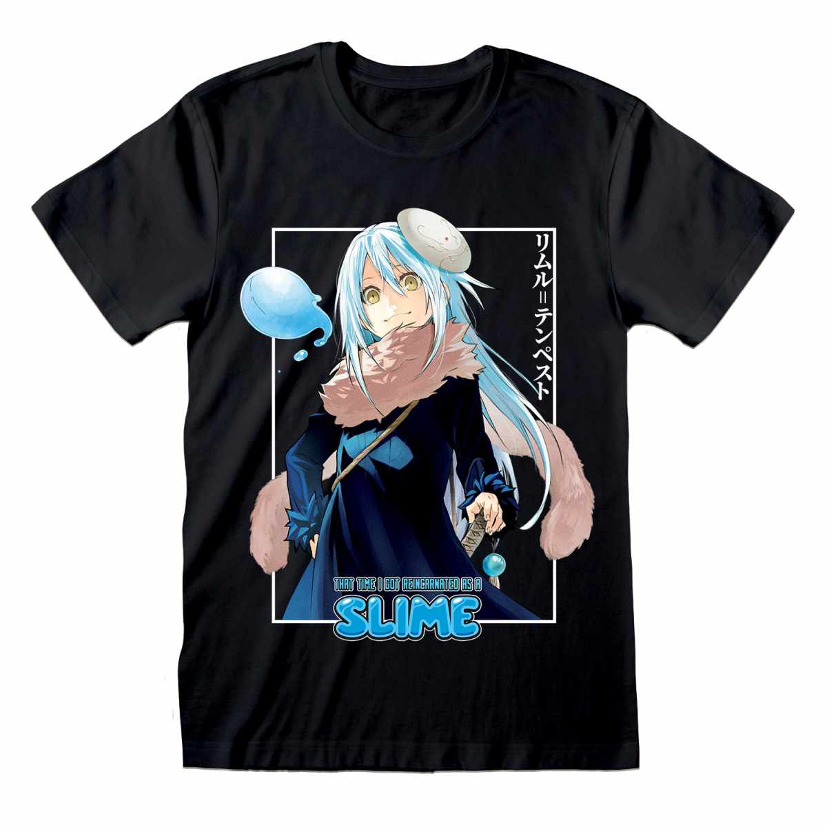Black - Front - That Time I Got Reincarnated As A Slime Unisex Adult In Box Rimuru Tempest T-Shirt