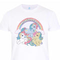 White - Back - My Little Pony Unisex Adult Vintage T-Shirt