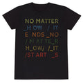Black - Front - Radiohead Unisex Adult No Matter T-Shirt