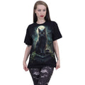 Black - Back - Spiral Direct Unisex Adult Spell Bound T-Shirt