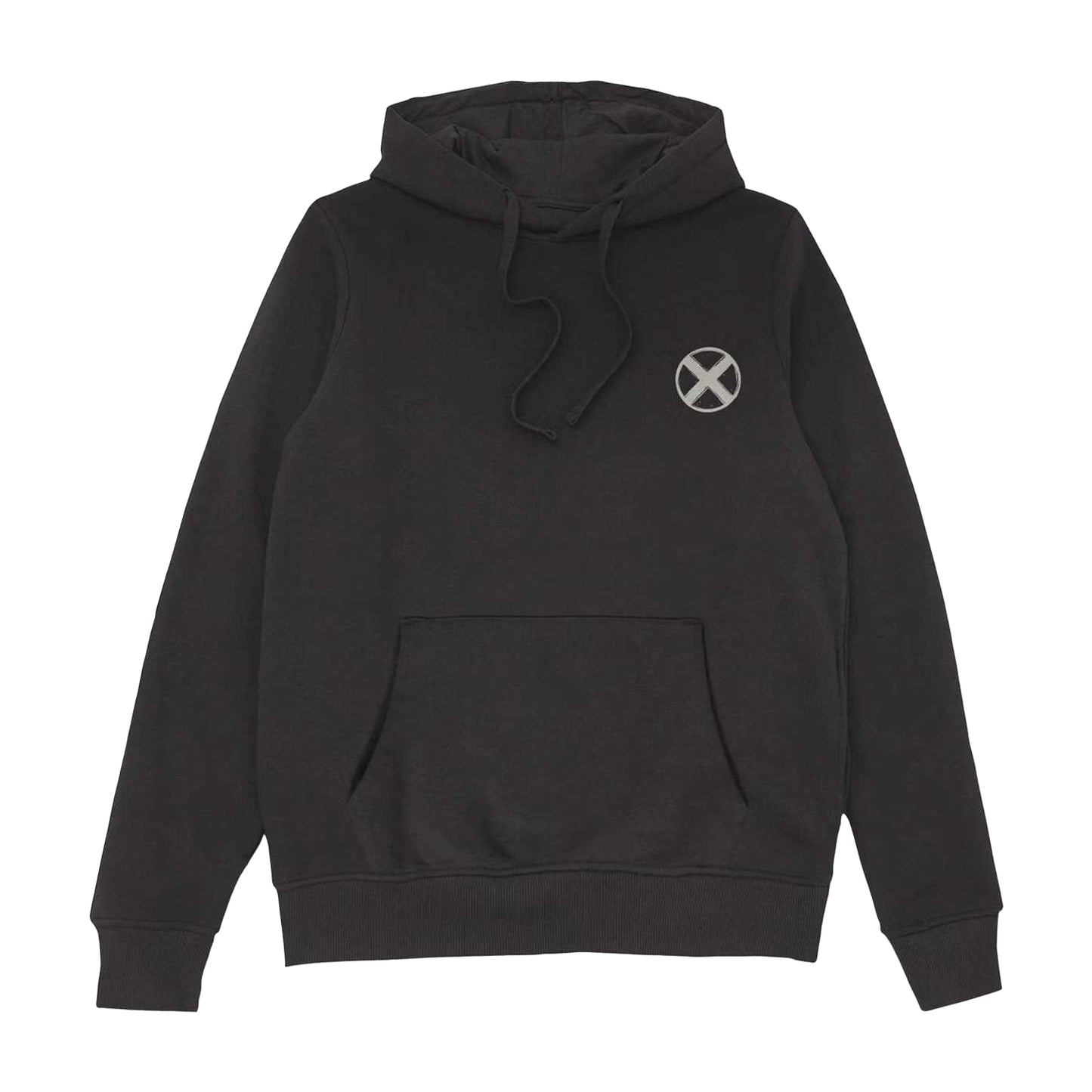 Black - Front - Wolverine Unisex Adult Linocut Hoodie