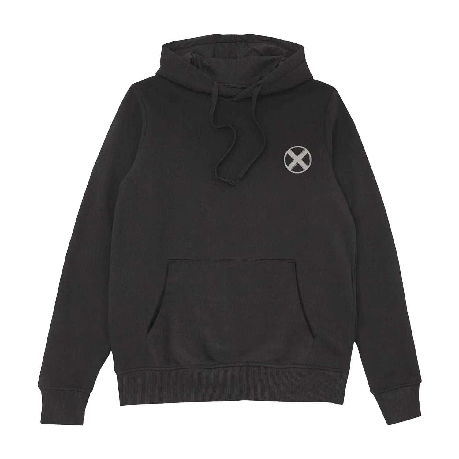 Black - Front - Wolverine Unisex Adult Linocut Hoodie