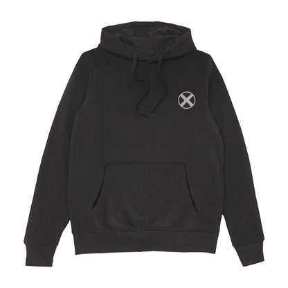 Black - Front - Wolverine Unisex Adult Linocut Hoodie
