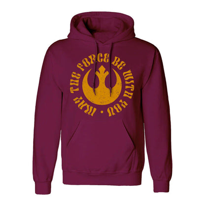 Heather Grey - Front - Star Wars Unisex Adult May The Force Be With You Hoodie