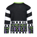 Multicoloured - Back - Beetlejuice Unisex Adult Strange And Unusual Knitted Cardigan