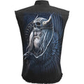 Black - Back - Spiral Direct Unisex Adult Odin´s Warrior Stone Wash Sleeveless Shirt