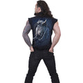 Black - Side - Spiral Direct Unisex Adult Odin´s Warrior Stone Wash Sleeveless Shirt