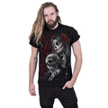 Black - Back - Spiral Unisex Adult Love Is Dead T-Shirt