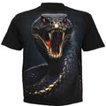 Black - Back - Spiral Unisex Adult Basilisk T-Shirt