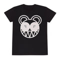 Black - Front - Radiohead Unisex Adult Litigation Bear T-Shirt