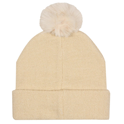 Cream-Black - Back - Harry Potter Dobby Pom Pom Beanie