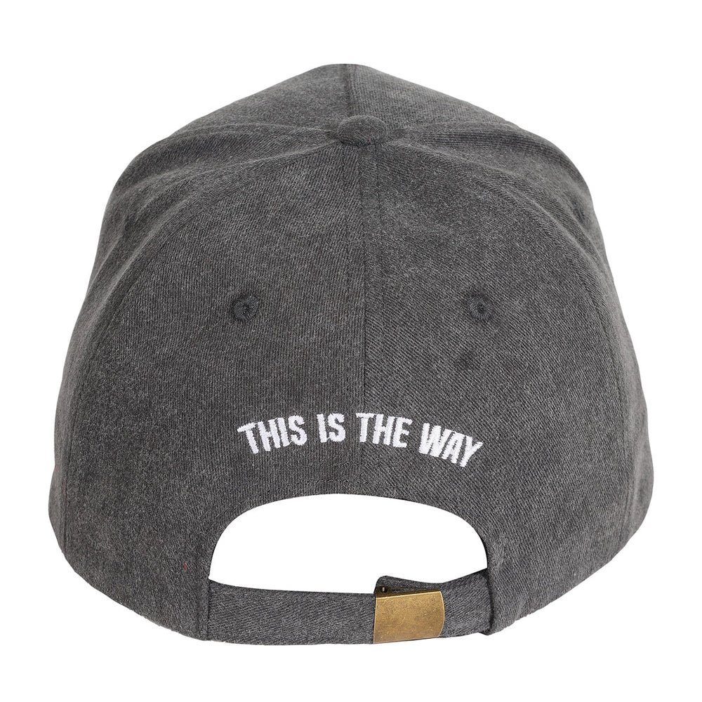 Black-Silver - Back - Star Wars The Mandalorian Crest Cap