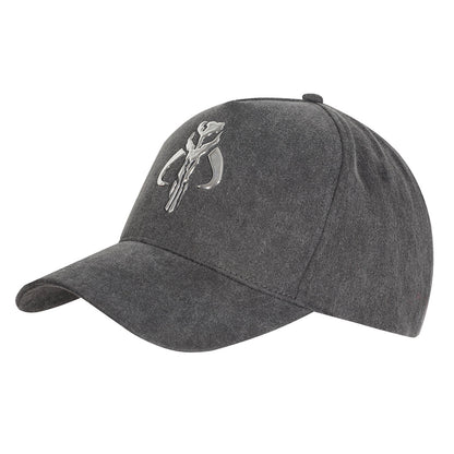 Black-Silver - Lifestyle - Star Wars The Mandalorian Crest Cap