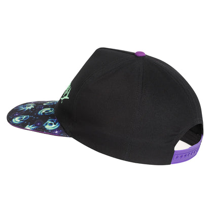 Black-Purple - Back - Rick And Morty Neon Logo Baseball Cap