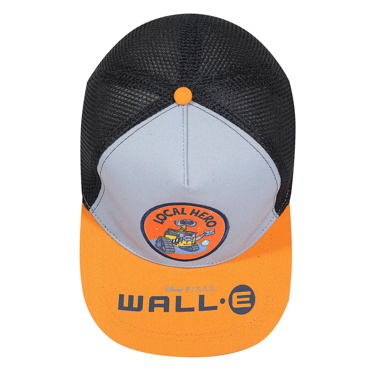 Blue-Orange-Black - Back - Wall-E Local Hero Trucker Cap
