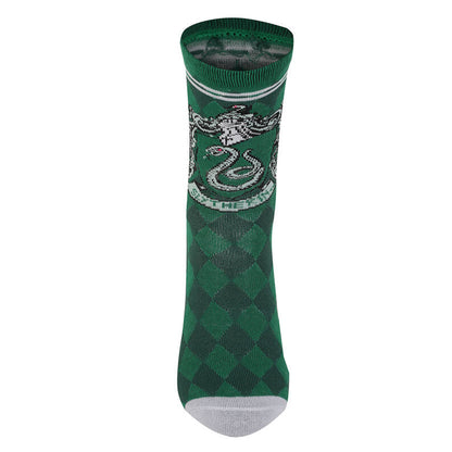 Green - Front - Harry Potter Unisex Adult Slytherin Socks