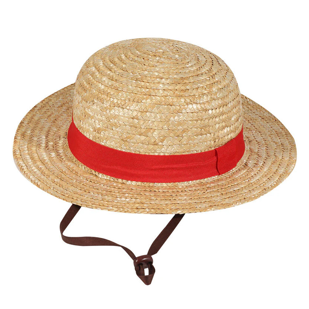 Natural - Front - One Piece Straw Hat