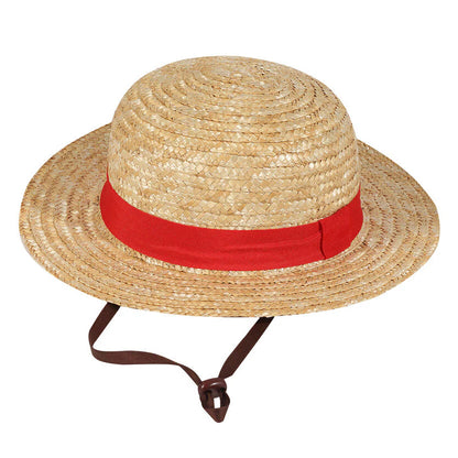 Natural - Front - One Piece Straw Hat