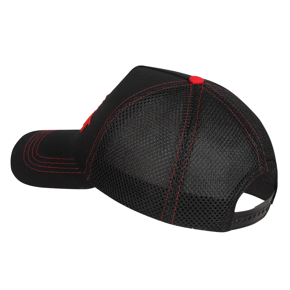 Black-Red - Back - The Exorcist Logo Baseball Cap