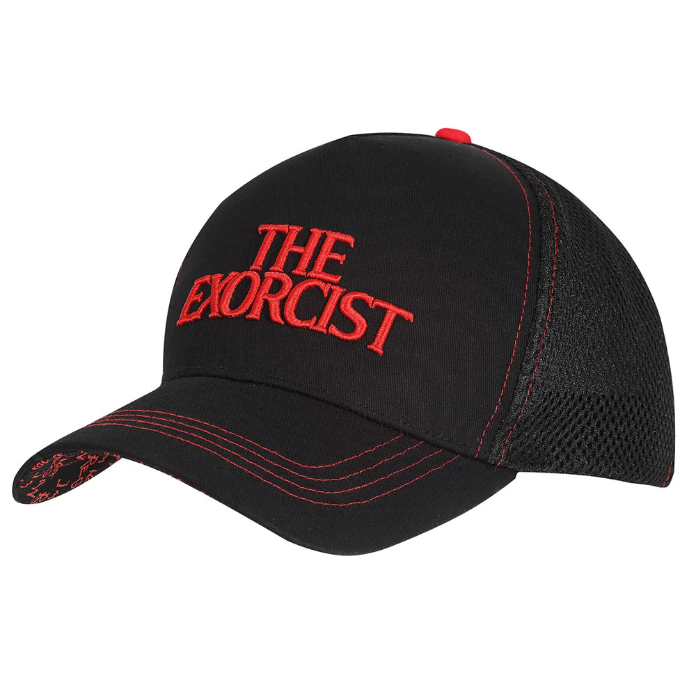 Black-Red - Side - The Exorcist Logo Baseball Cap