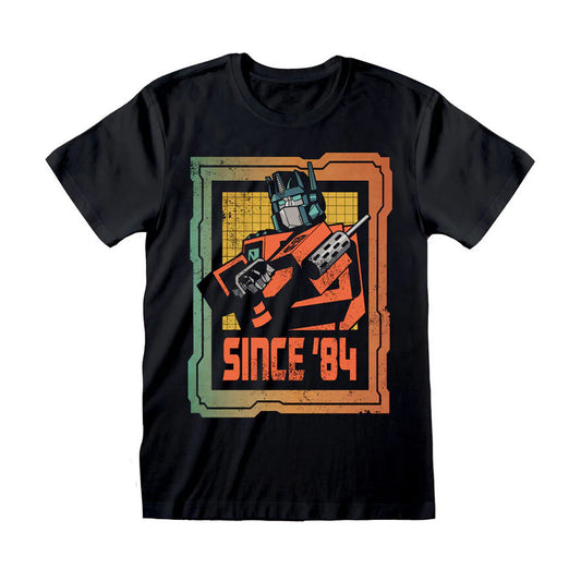 Black - Front - Transformers Unisex Adult Since 84 T-Shirt