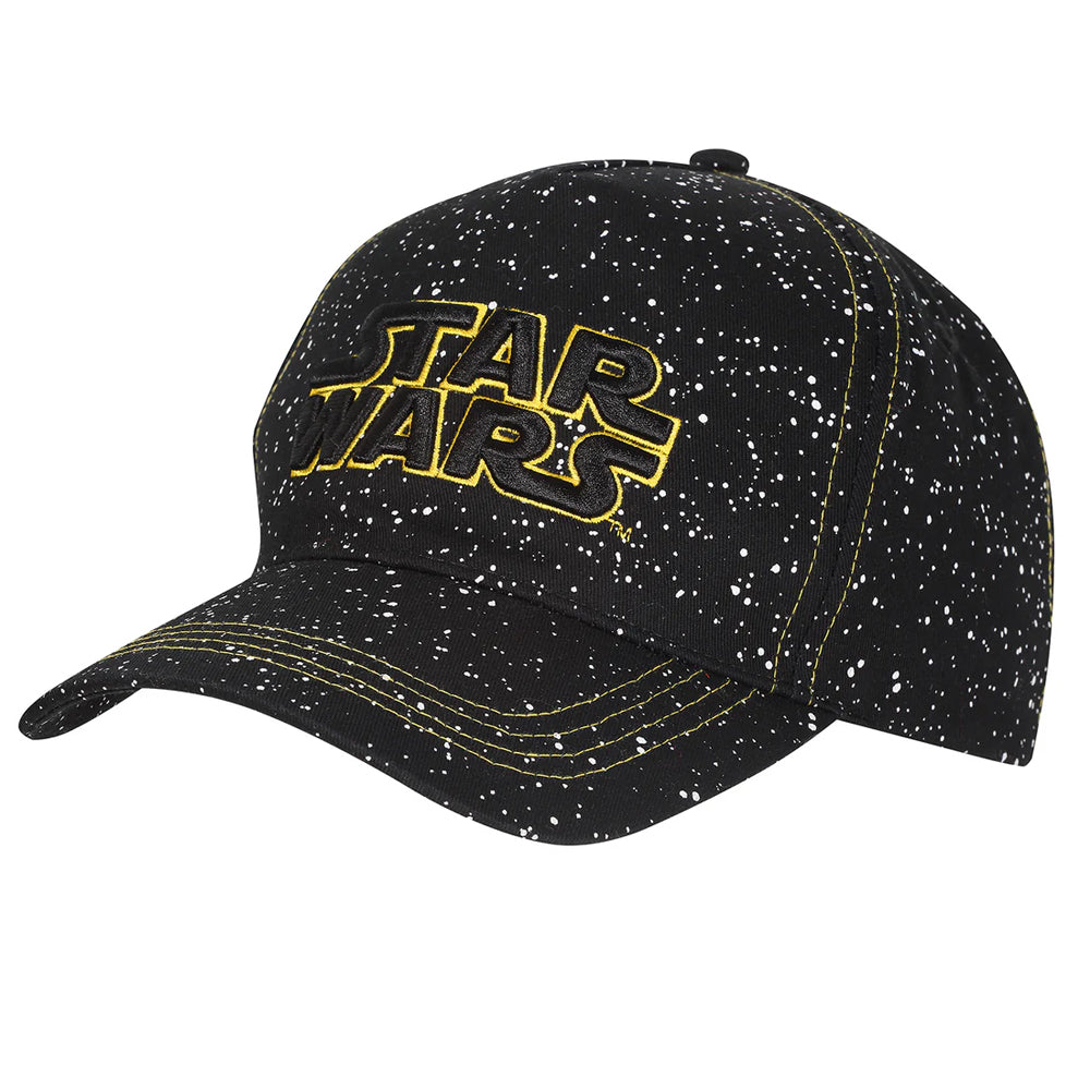 Black - Side - Star Wars Space Logo Baseball Cap