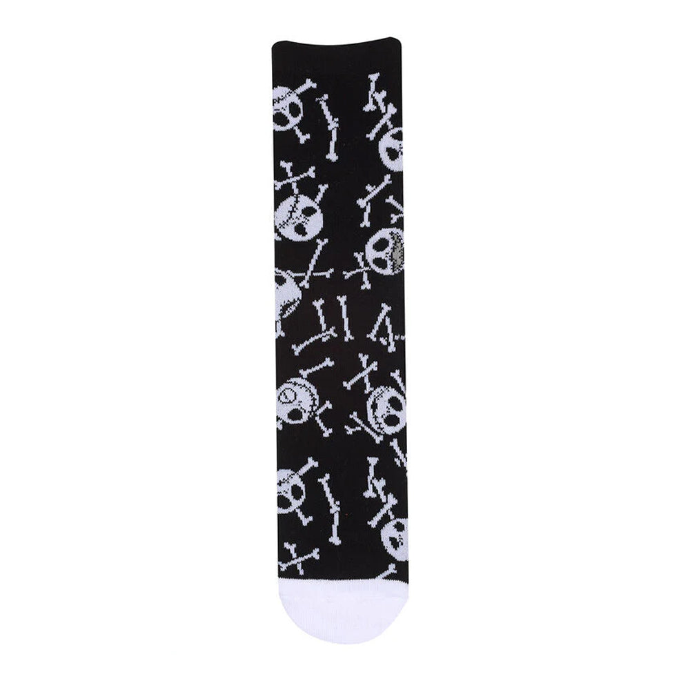 Black - Back - Nightmare Before Christmas Unisex Adult Bones Socks