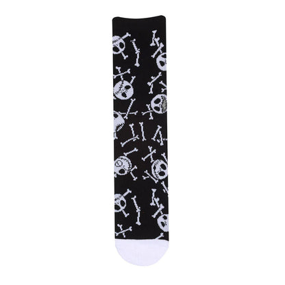 Black - Back - Nightmare Before Christmas Unisex Adult Bones Socks