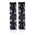 Black - Front - Nightmare Before Christmas Unisex Adult Bones Socks