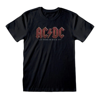 Black - Front - AC-DC Unisex Adult Let There Be Rock T-Shirt