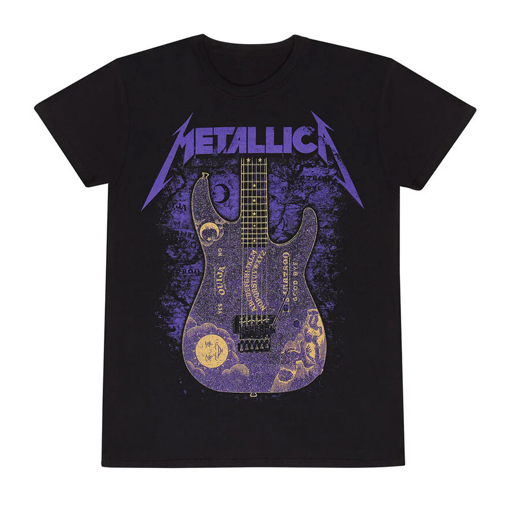 Black - Front - Metallica Unisex Adult Ouija T-Shirt