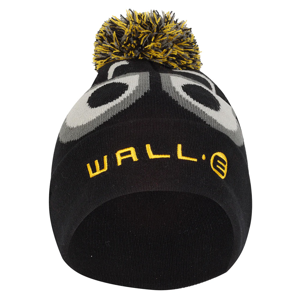 Black - Lifestyle - Wall-E Unisex Adult Face Pom Pom Beanie