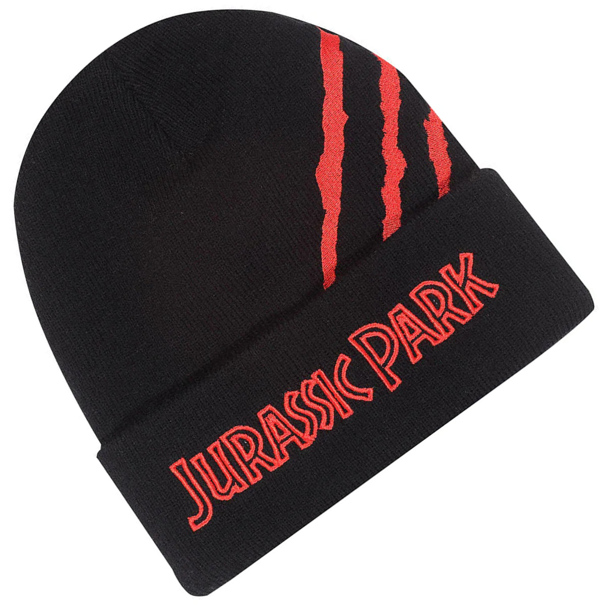 Black - Back - Jurassic Park Unisex Adult Scar Beanie