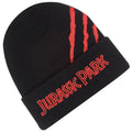 Black - Back - Jurassic Park Unisex Adult Scar Beanie