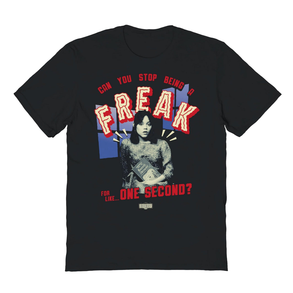 Black - Front - Beetlejuice Beetlejuice Unisex Adult Freak T-Shirt