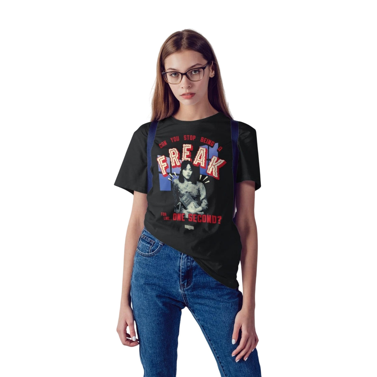 Black - Side - Beetlejuice Beetlejuice Unisex Adult Freak T-Shirt