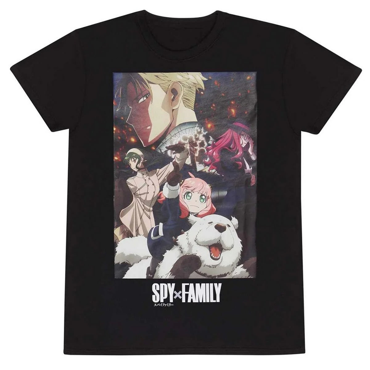 Black - Front - Spy x Family Unisex Adult Family Joy T-Shirt