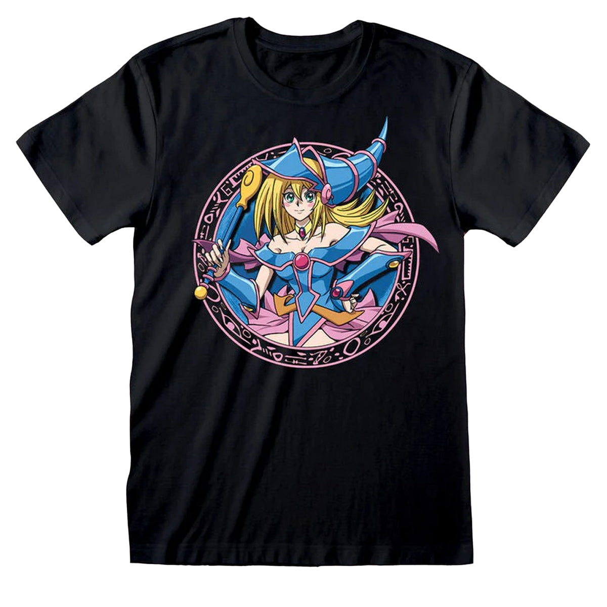 Black - Front - Yu-Gi-Oh! Unisex Adult Dark Magician Girl T-Shirt