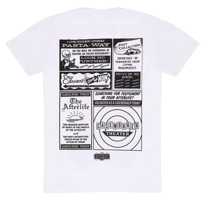White - Back - Beetlejuice Beetlejuice Unisex Adult The Afterlife T-Shirt