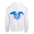 White - Back - God Of War Unisex Adult Ragnarok Logo Hoodie