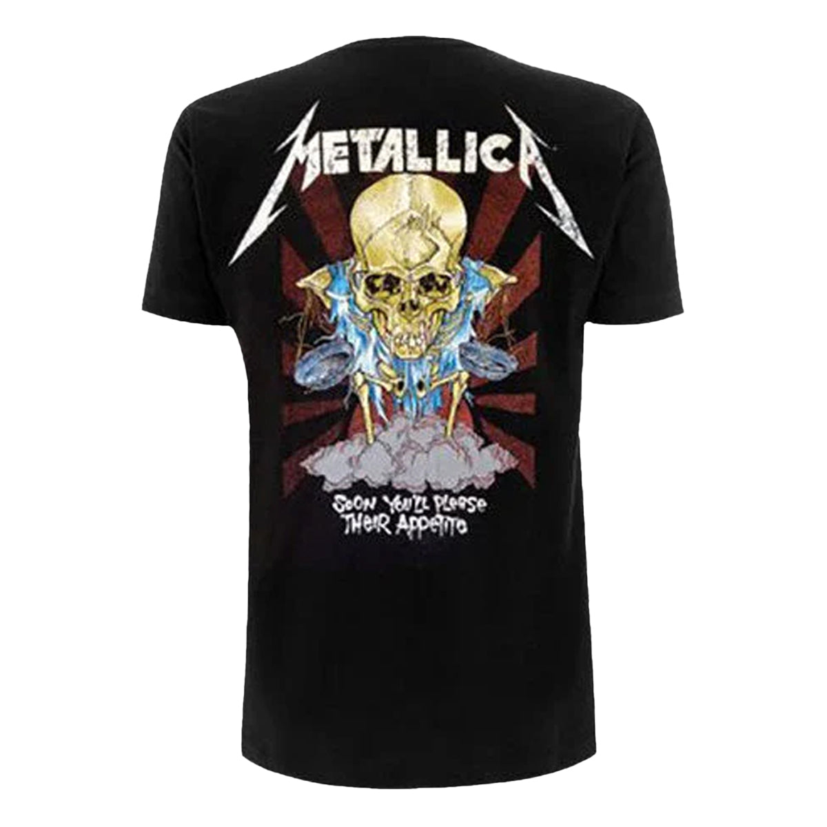 Black - Back - Metallica Unisex Adult Doris T-Shirt