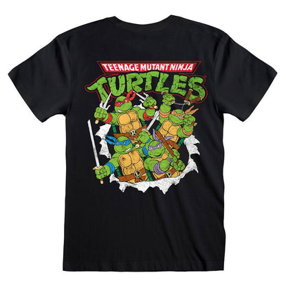 Black - Back - Teenage Mutant Ninja Turtles Unisex Adult 40th T-Shirt