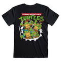 Black - Back - Teenage Mutant Ninja Turtles Unisex Adult 40th T-Shirt