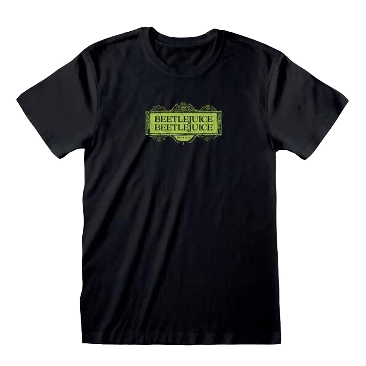 Black - Front - Beetlejuice Beetlejuice Unisex Adult Back Print T-Shirt