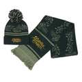 Green - Front - Lord Of The Rings Middle Earth Hat And Scarf Set