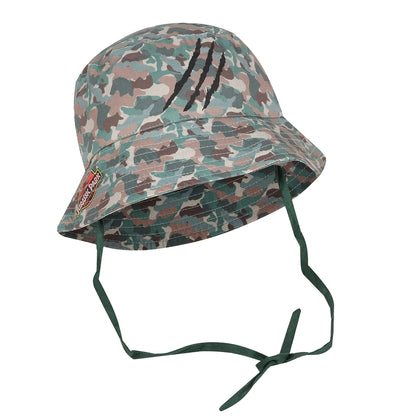 Green-Brown-Black - Back - Jurassic Park Camo Bucket Hat
