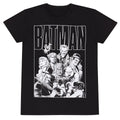 Black - Front - Batman Unisex Adult Rogues Gallery T-Shirt