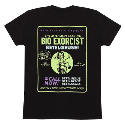 Black - Back - Beetlejuice Beetlejuice Unisex Adult Bio Exorcist Hoodie