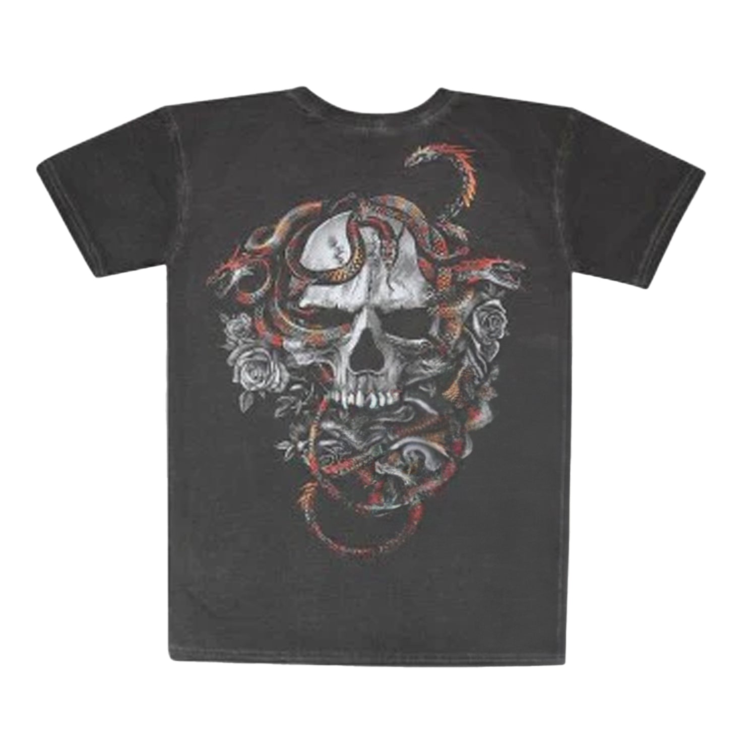 Black - Back - Alchemy Mens Rex Oil T-Shirt
